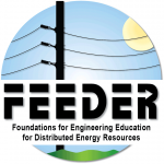 FEEDER (Foundations for Engineering Education for Distributed Energy Resources) logo