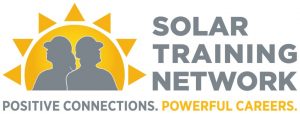Solar Training Network. Positive Connections. Powerful Careers. Logo 