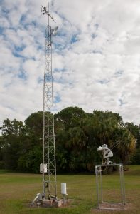 auxiliary test site weather equipment, photo