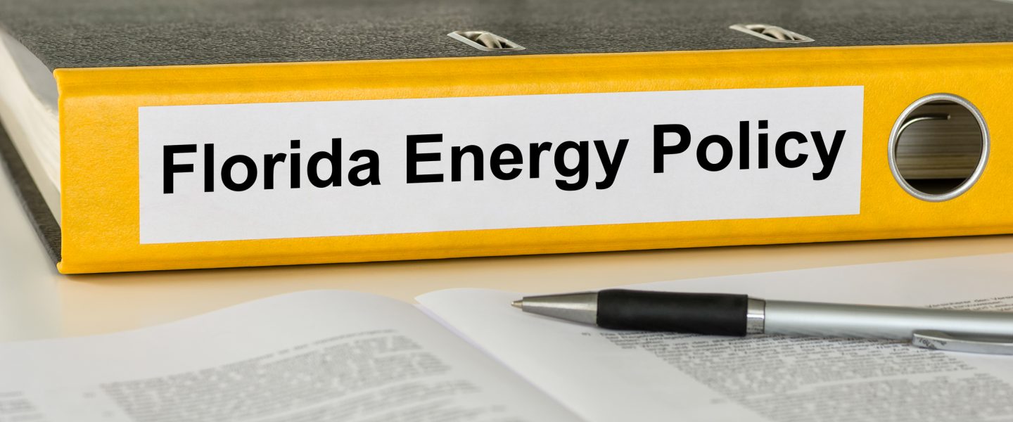 Folder with the label Florida Energy Policy