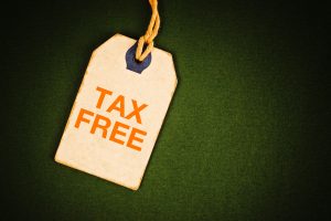 Tax free tag