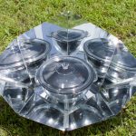 Solar cooker with a mirrored surface photo