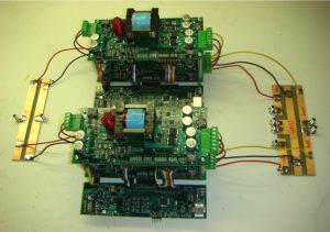 Multi-port converter photograph of actual circuit board-type electronics