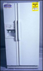 white side-by-side refrigerator