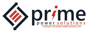 Logo: Prime Power Solutions, a division of prime retail services, inc.