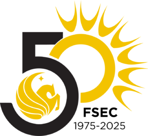 FSEC 1975-2025 50th anniversary logo